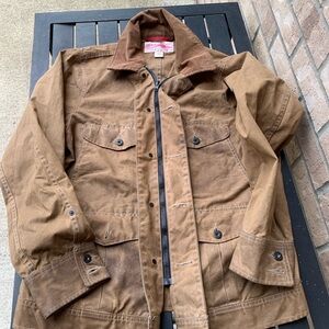 Filson Tin cloth Brown Field Jacket Medium USA